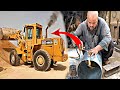 How can we make Caterpillar950B Loader Muffler even though we have Not a Good Tools||Amazing work||