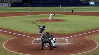 BOS@TB: Hanley sends an RBI single to right field