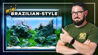 How to Create a Stunning Brazilian-Style Planted Aquarium in a Small Tank | Aquascaping Tutorial