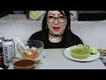 mexican tacos al pastor and menudo mukbang eating show