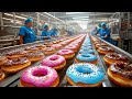 How Millions of Dunkin' Donuts Are Made in a Factory - Donuts Factory Process