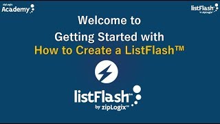 ListFlash®: Getting Started - How to Create a ListFlash®