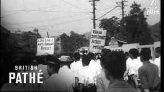 Korean's Demonstrate Against India (1953)