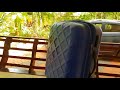 unboxing safari mosaic check in luggage 26 inch blue