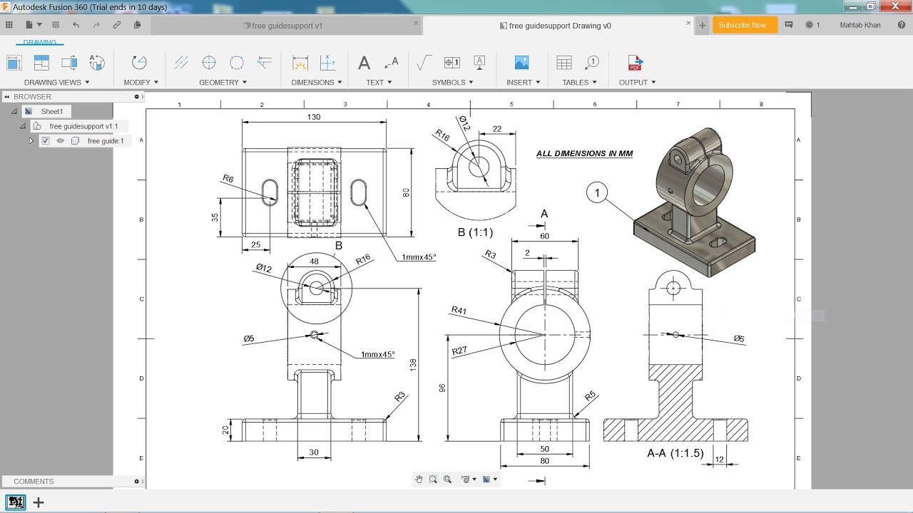 Fusion 360 Tutorial Draft Doesnt Work Lasopacali