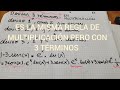 derivar 3 términos en una multiplicación análisis matemático