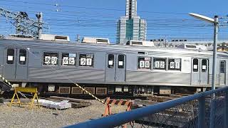 静岡鉄道1000系1512号▪1012号　長沼車庫から長沼駅