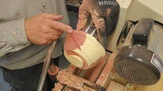 Turning a Cedar Bowl