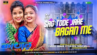 Saag Tode Jahe Ge Bagan Me][Khortha Viral Dj 🎧  Purulia Jhumar Style Dj Mix.