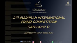 FUJAIRAH INTERNATIONAL PIANO COMPETITION - Category C (Part 4)