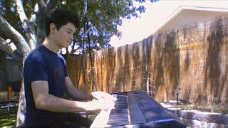 Outdoor Piano Cover | Mozart Sonata K. 332 in F Major | YAMAHA P515