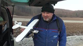 FMS PA-18 Super Cub 540mm Wingspan 4CH 6-Axis Gyro EPP RC Airplane RTF for Beginners Maiden flight