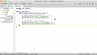 70.Java Tutorial - #70 - Java Nanotime & Milliseconds