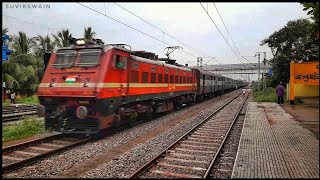 Twin tone honking- SRC WAP4 #22743 || Powering the 12867 Howrah ~ Pondicherry (Aurobindo sf Express)