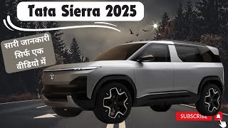 2025 Tata Sierra ✔ Tata Sierra 2025 - New Tata SUV at Rs 20 lakh 🔥 tata sierra ev