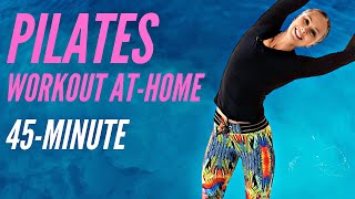 45-Minute Full Body Pilates Workout To Tone Legs, Booty, Arms & Abs