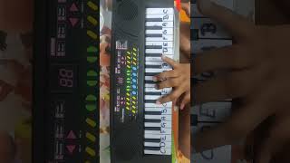 Radha Krishna song on Piano || easy tutorial for beginners || #shorts