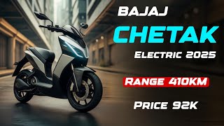 BAJAJ CHETAK SCOOTER 2025  - 410KM Range 😲 LAUNCHED?