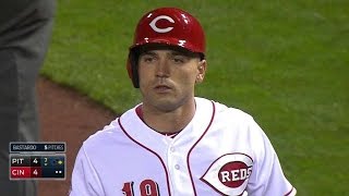 PIT@CIN: Votto singles home Hamilton to tie game