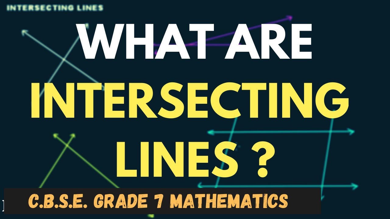 Names Of Intersecting Lines