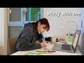 study with me for exam week | no music, background noise, real time