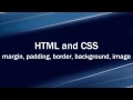 HTML / CSS Course - 05 margin, padding, border, background, image