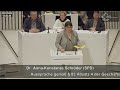 aussprache über die ausführungen der ministerpräsidentin