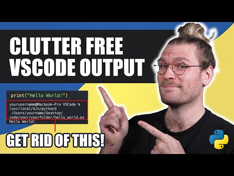 How to hide file path in VS Code Terminal Output - BEST METHOD - MacOS Python