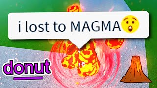 destroying noobs with magma in seconds... | Bounty Hunting + Magma Combo (Blox Fruits)