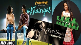 Khairiyat Pucho Chhichhore Sushant Singh Rajput Instrumental Piano Cover Song By Esha Dey