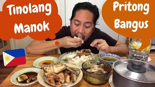 KAING PINOY!!! TINOLANG MANOK PRITONG BANGUS atibapa \