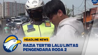 Razia Tertib Lalu Lintas Pengendara Roda 2