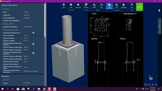 BASE PLATE CONNECTION DESIGN AS PER IS CODE IN RAM CONNECTION v13