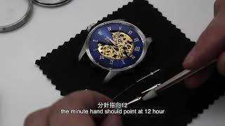 Step 5：安裝指針｜Watchmake Factory ｜DIY機械錶工作坊