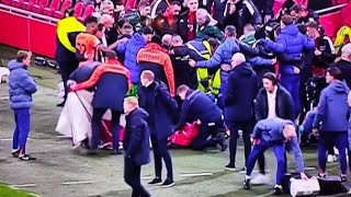 Adam Szalai Injury - Ádám Szalai (36) taken to AMC during Netherlands - Hungary in an ambulance -