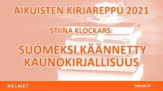 Aikuisten kirjareppu 2021: Käännöskauno