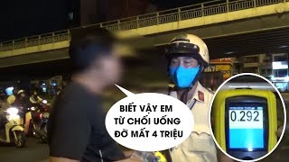 Dân nhậu choáng váng vì uống 2 lon bia bị CSGT Hàng Xanh phạt 7 triệu đồng