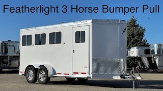 Featherlite 3 Horse Bumper Pull