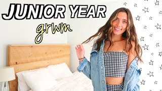 GET READY WITH ME: FIRST DAY OF HIGH SCHOOL (Junior Year) | Hannah Meloche