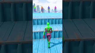 GTA 5 Epic Water Ragdolls | Spider-Man Jumps / Fails ep.1199 #shorts