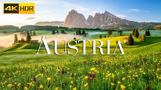 AUSTRIA NATURE (4K UHD) Drone Film + Scenic Relaxation Film With Calming Music