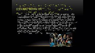 Deviant behavior part two