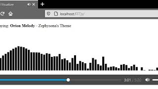 [JavaScript] Audio Sound Visualizer | Source Code
