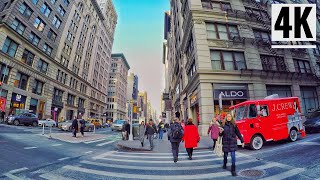 ⁴ᴷ⁶⁰ Washington Square Park to Flatiron Building New York City Walking Tour 2019 (5th Avenue Walk)