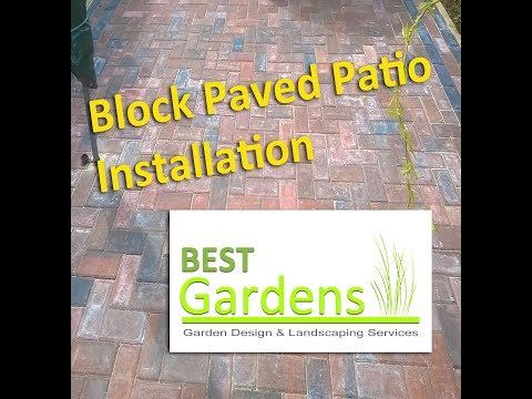 Block Paved Patio Installation (Photo Montage) Block Paved Patio Installation (Photo Montage)