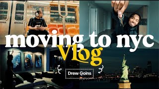 Moving to NYC Vlog pt.2🗽 getting keys, unboxing, apartment tour, decorating, first subway ride