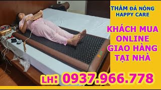 Nệm đá nóng hồng ngoại Happy care hàn quốc tốt thân nhiệt?0937.966.778