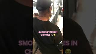 Guwapcrazy Smoking in chipotle 🤣