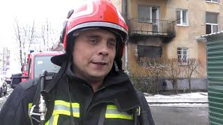 м.Львів: через пожежу в квартирі рятувальники вивели на свіже повітря 8 людей