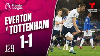 Highlights & Goals | Everton v. Tottenham 1-1 | Premier League | Telemundo Deportes